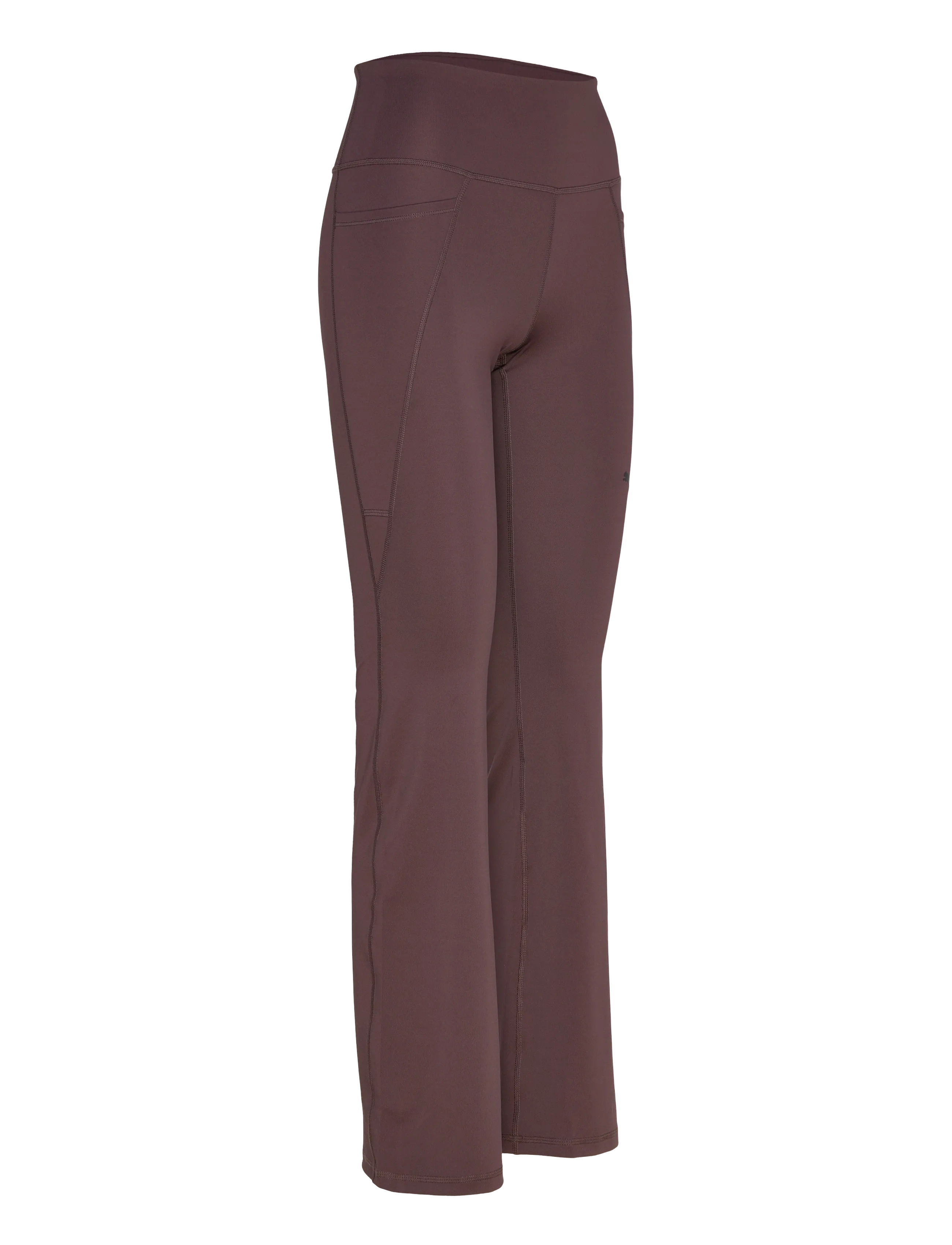 PUMA - W TAD ESSENTIAL HW BOOTCUT PANT - volle länge - chocolate brown - 3