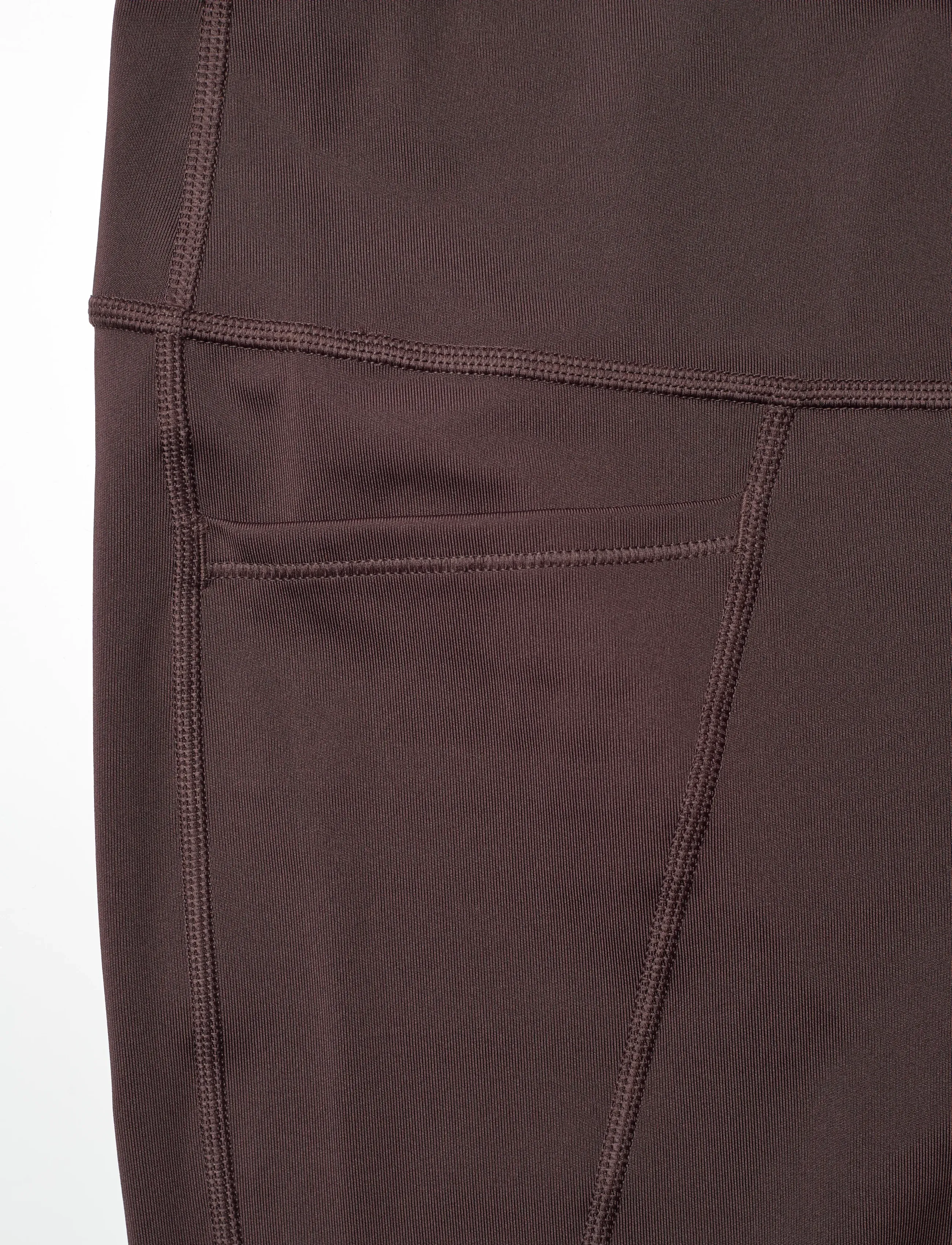 PUMA - W TAD ESSENTIAL HW BOOTCUT PANT - volle länge - chocolate brown - 4