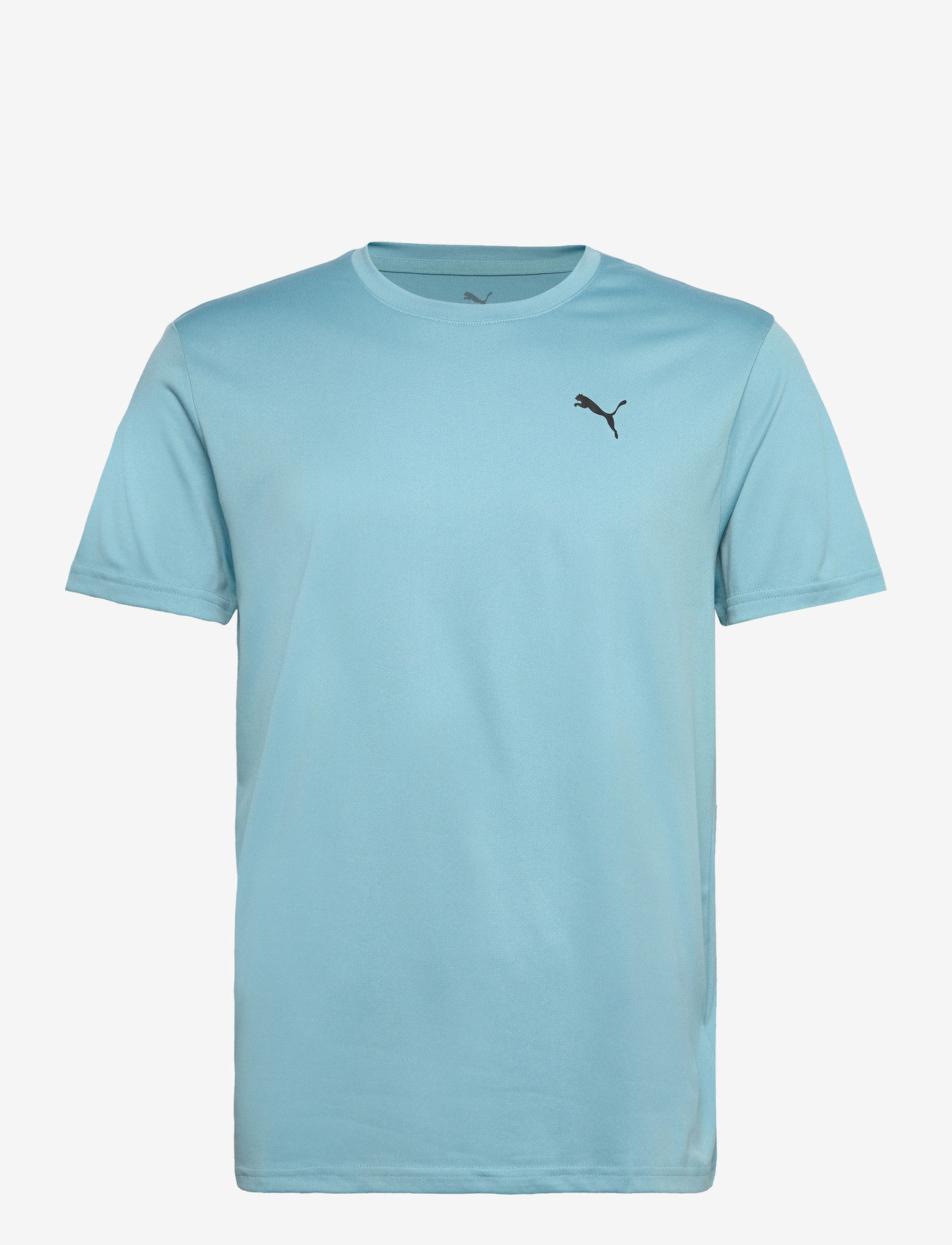 PUMA - M TAD ESSENTIALS SOLID CAT TEE (LC small cat) - t-shirts - baltic sea blue - 0
