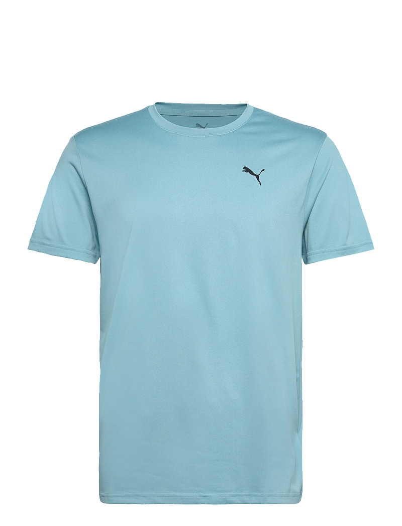 PUMA - M TAD ESSENTIALS SOLID CAT TEE (LC small cat) - t-shirts - baltic sea blue - 0