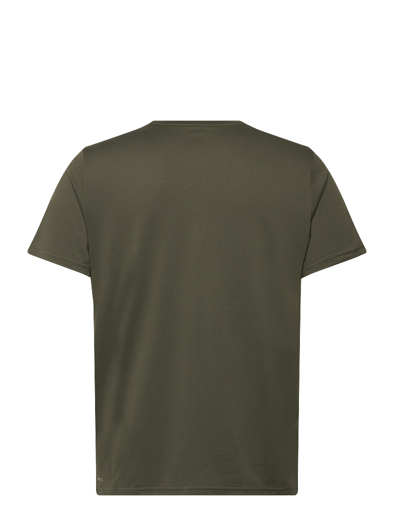 PUMA - M TAD ESSENTIALS SOLID CAT TEE (LC small cat) - t-shirts - dark olive - 1