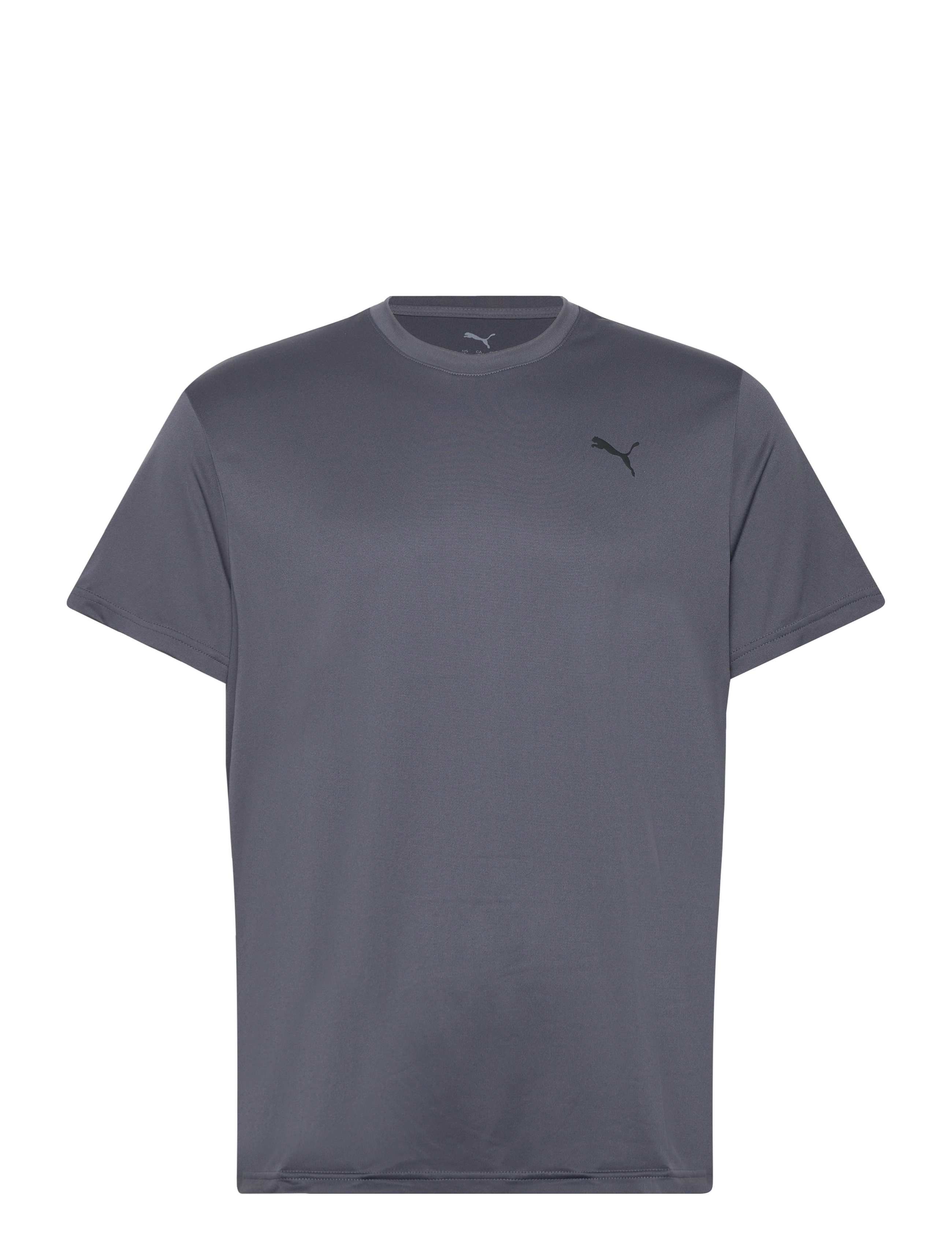 PUMA M Tad Essentials Solid Cat Tee (Lc Klein Cat) Grau - L - Herren