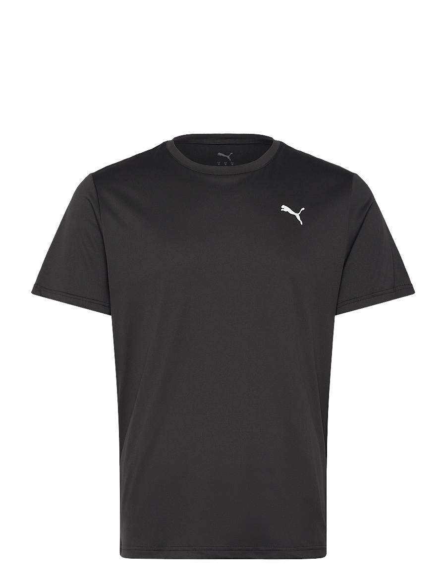 PUMA - M TAD ESSENTIALS SOLID CAT TEE (LC small cat) - t-särgid - puma black - 0