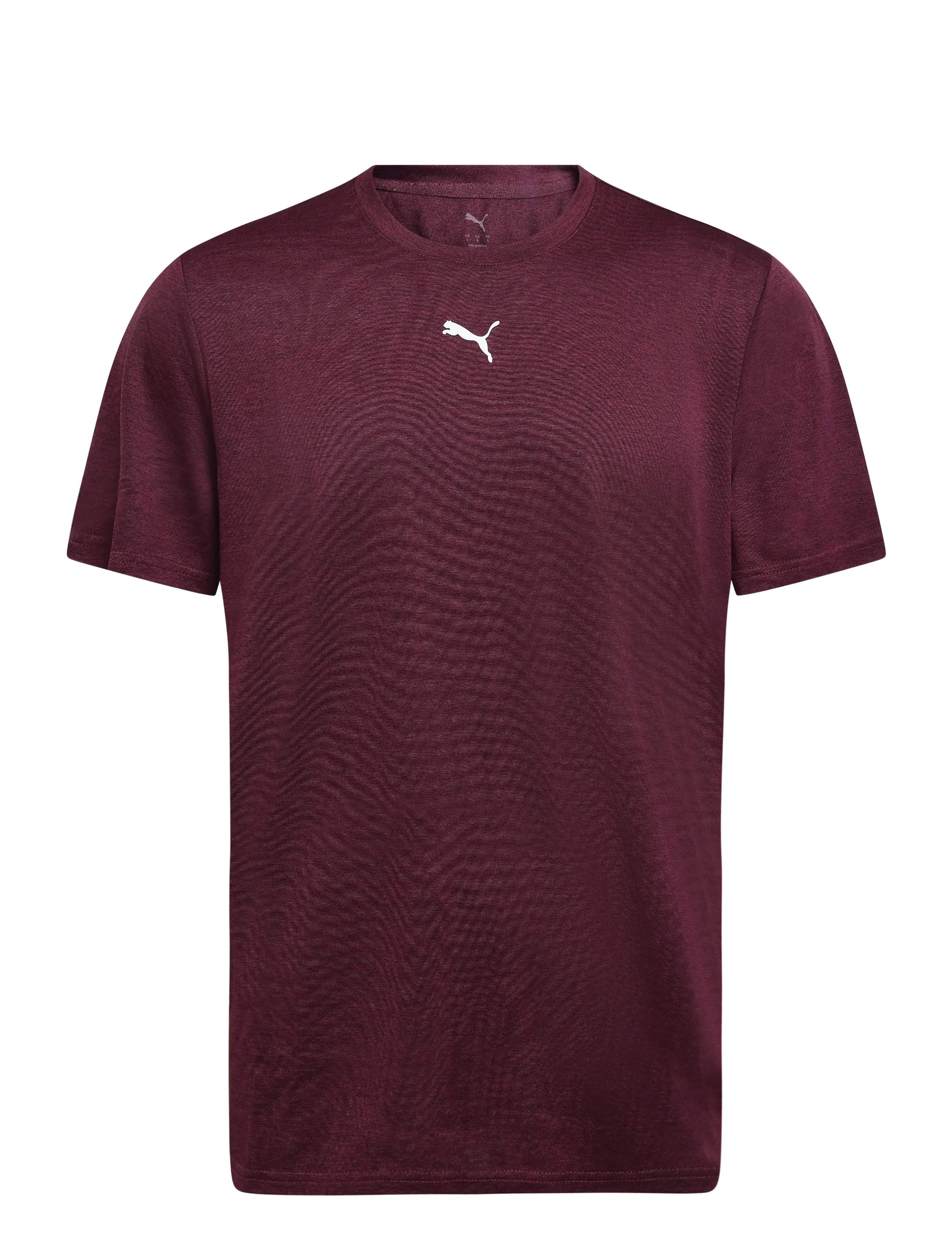 PUMA M TAD ESSENTIALS HEATHER CAT Tee (CF small cat) - Kleidung - RUBY NOIR HEATHER / burgundy