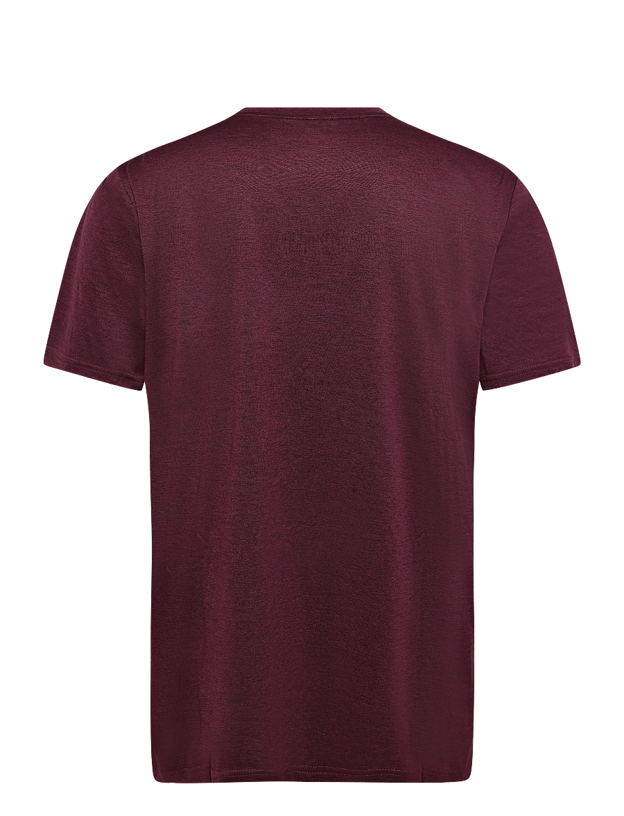 PUMA - M TAD ESSENTIALS HEATHER CAT Tee (CF small cat) - t-shirts - ruby noir heather - 1
