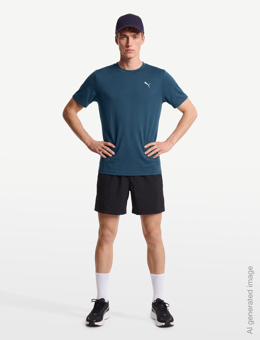 PUMA - TAD ESS Tee B - kortærmede t-shirts - midnight petrol - 0