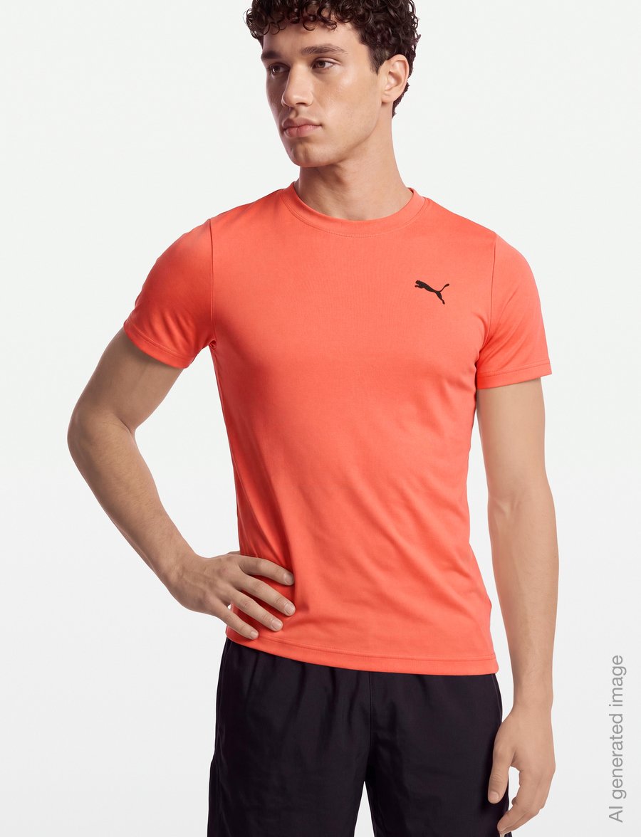 PUMA - TAD ESS Tee B - kortærmede t-shirts - ultra red - 3