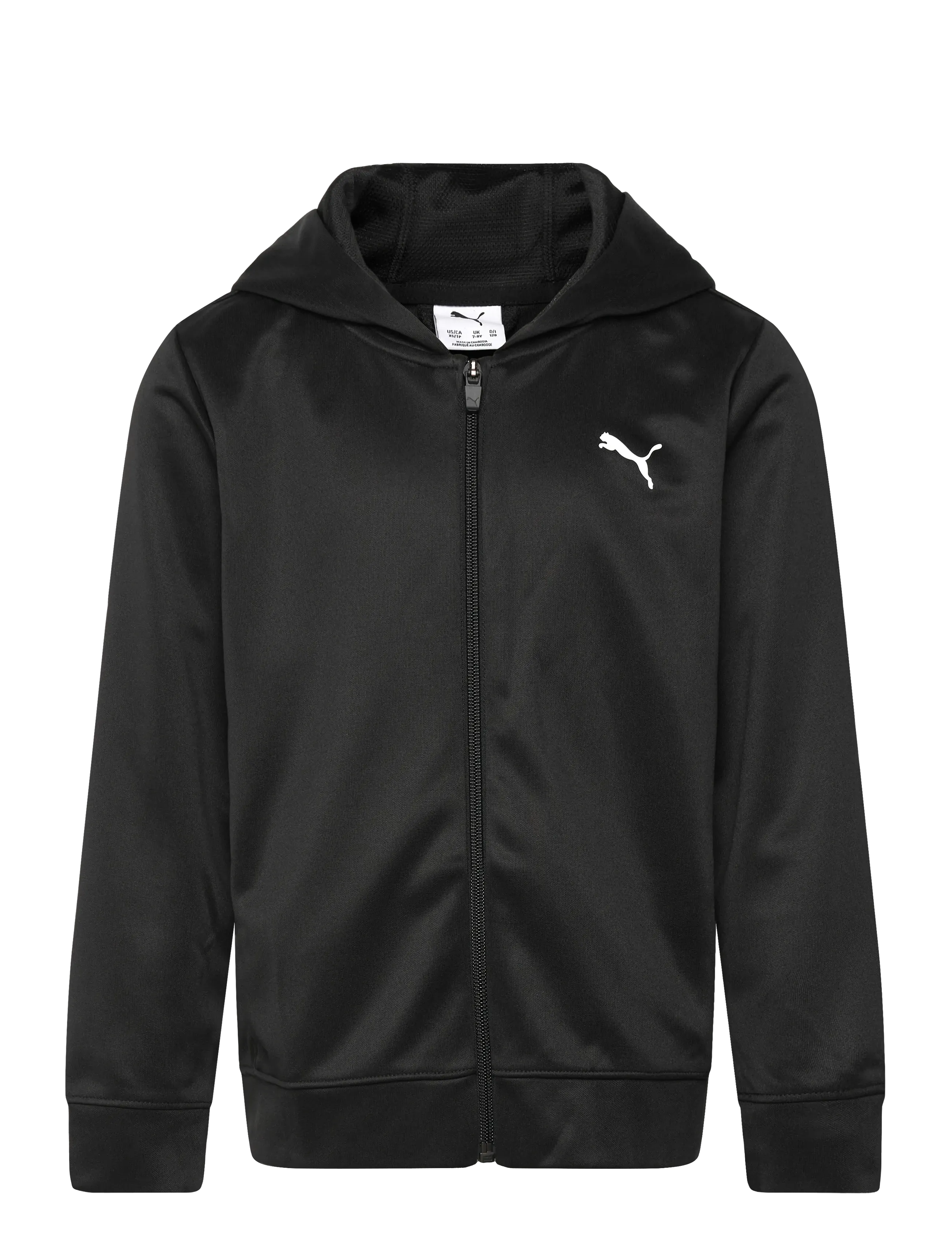 PUMA Tad Ess Full Zip Jacket B, 140, Softshells, Schwarz - Softshell Jackets, Kinder