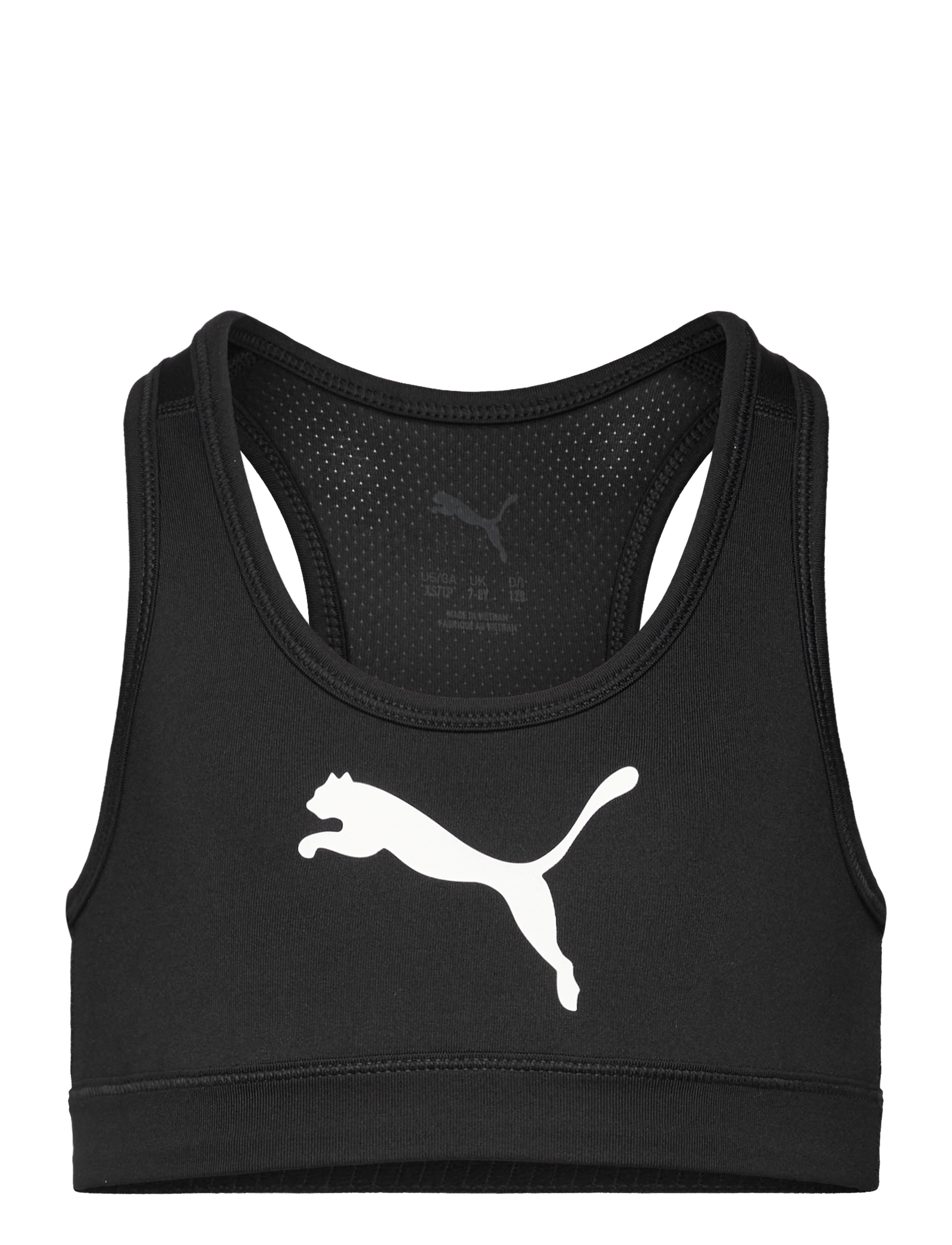 PUMA Tad Ess Bra G, 152, Black, Sport Clothing > Sport Bras - All, Dame