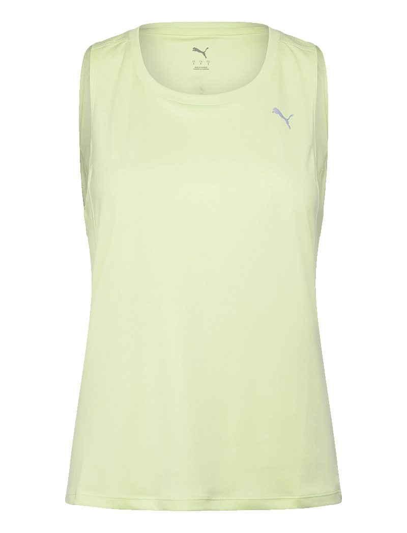 PUMA - W RUN VELOCITY TANK (POLY) - linnen - apple spritz - 0
