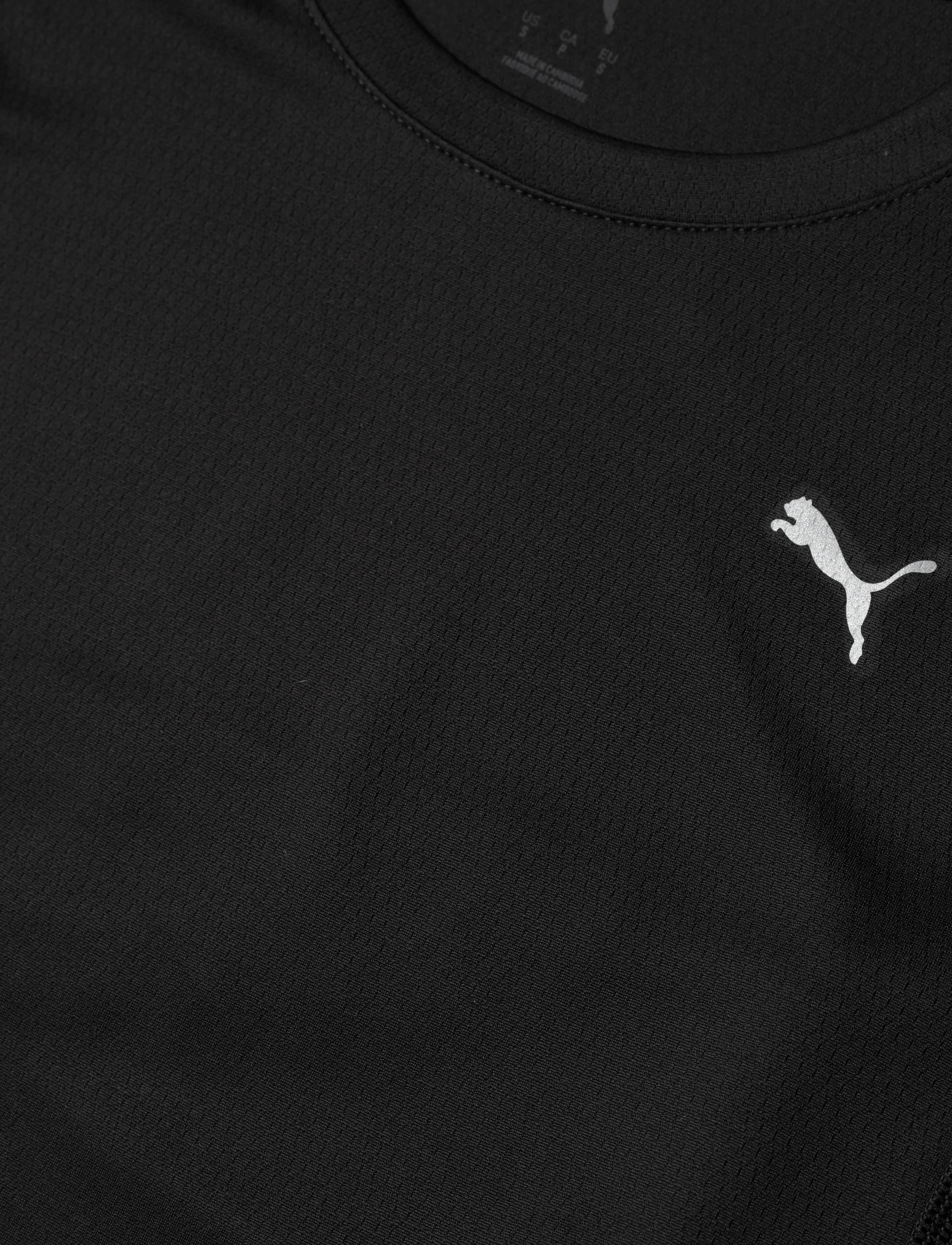 PUMA - W RUN VELOCITY TEE (POLY) - t-shirts - puma black - 2