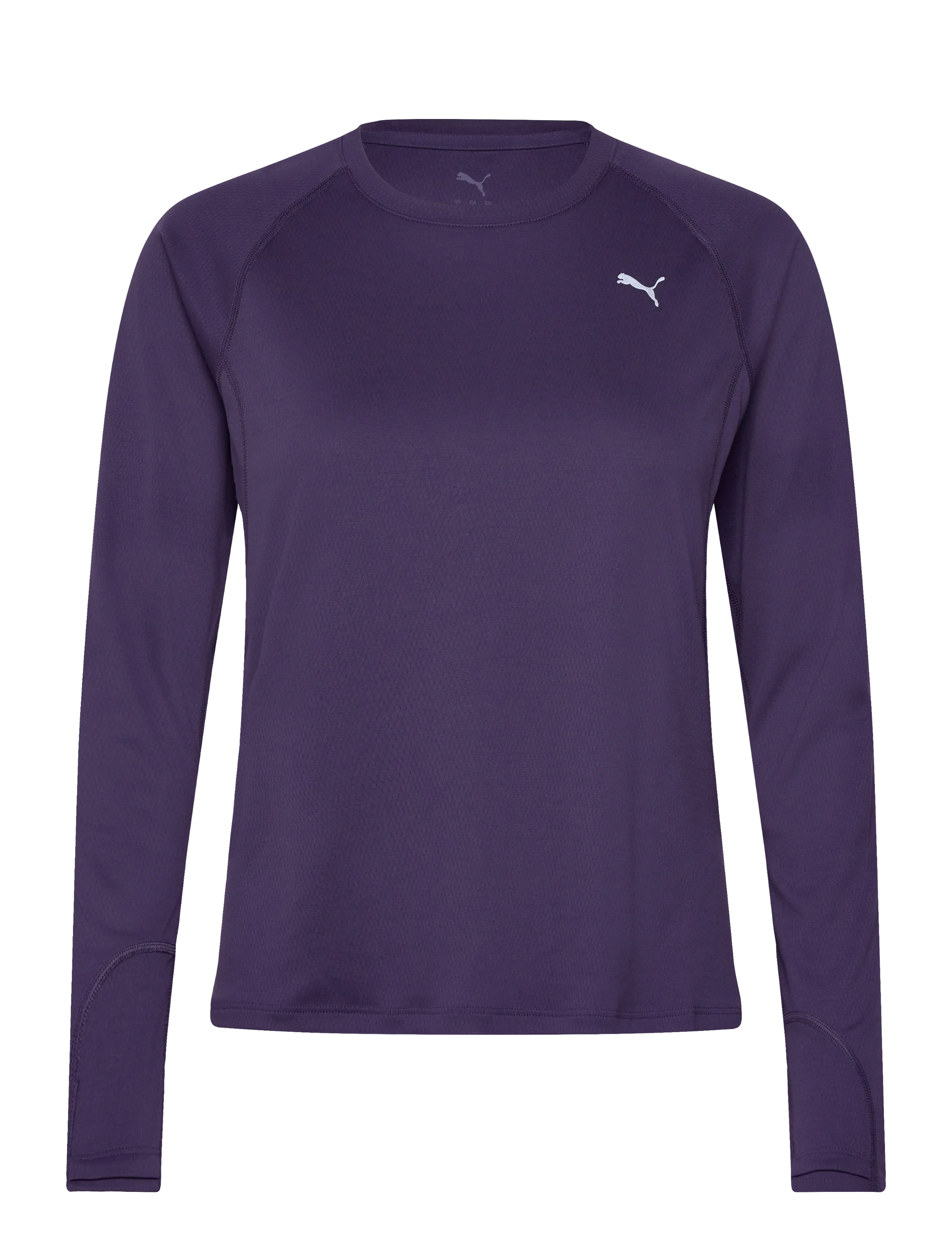 W RUN VELOCITY LONG SLEEVE (POLY) - DEEP PLUM