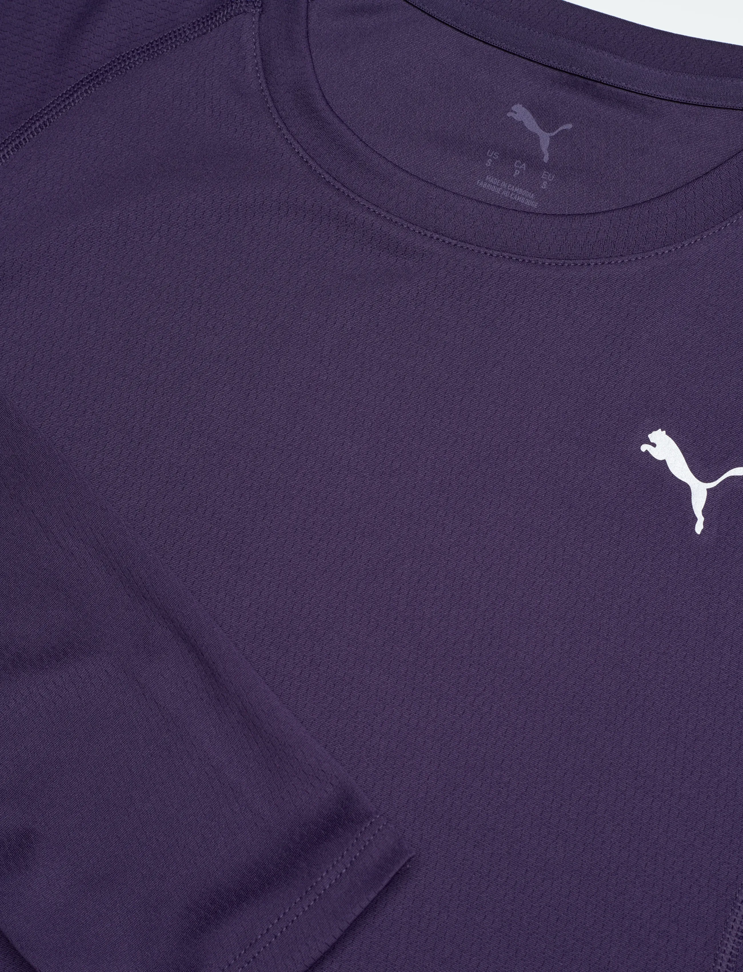 PUMA - W RUN VELOCITY LONG SLEEVE (POLY) - hauts à manches longues - deep plum - 2
