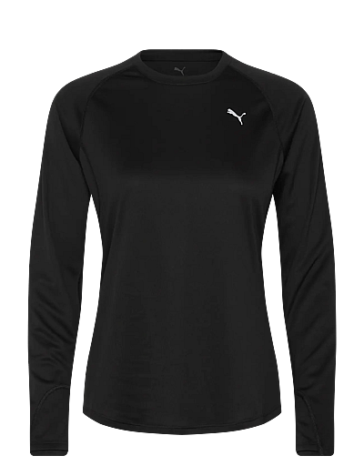 PUMA W RUN VELOCITY LONG SLEEVE (POLY) - Alussärgid - PUMA BLACK / black