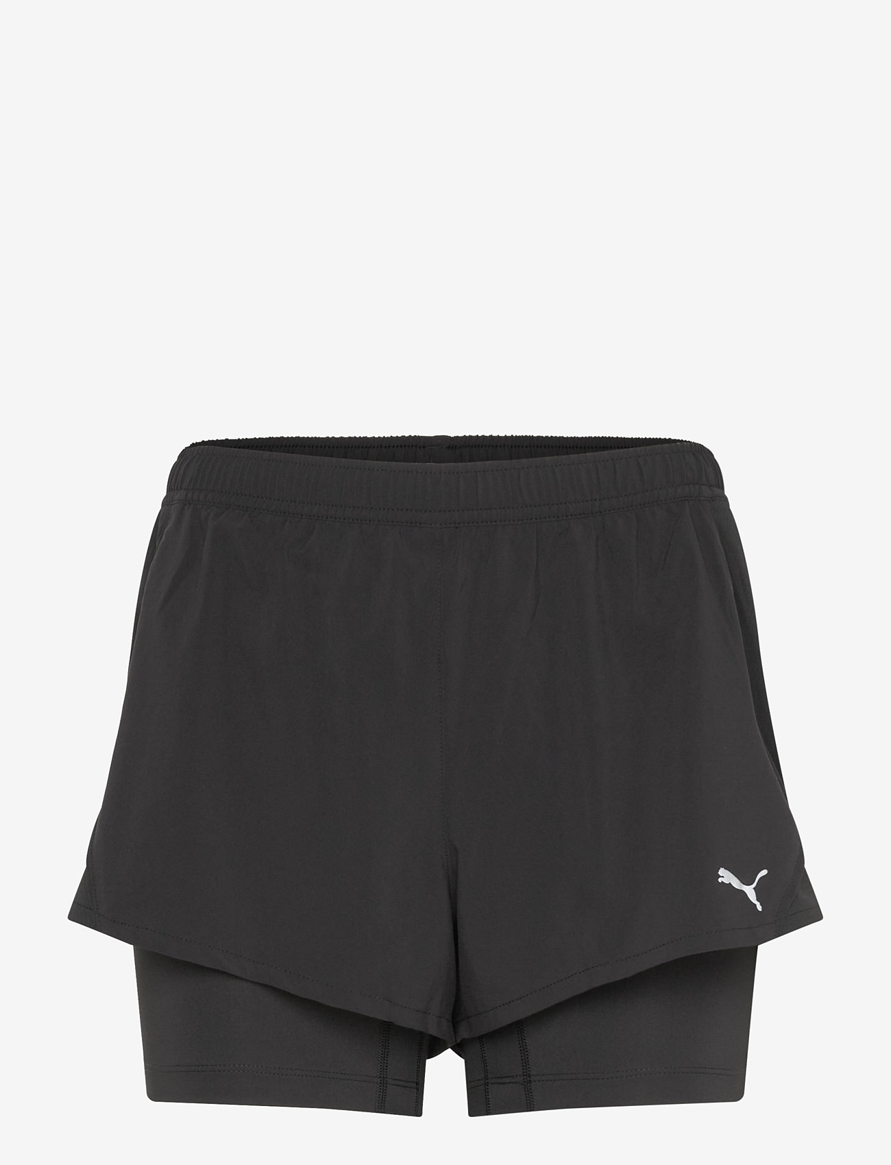 PUMA - W RUN VELOCITY 2IN1 3" SHORT - spodenki treningowe - puma black - 0