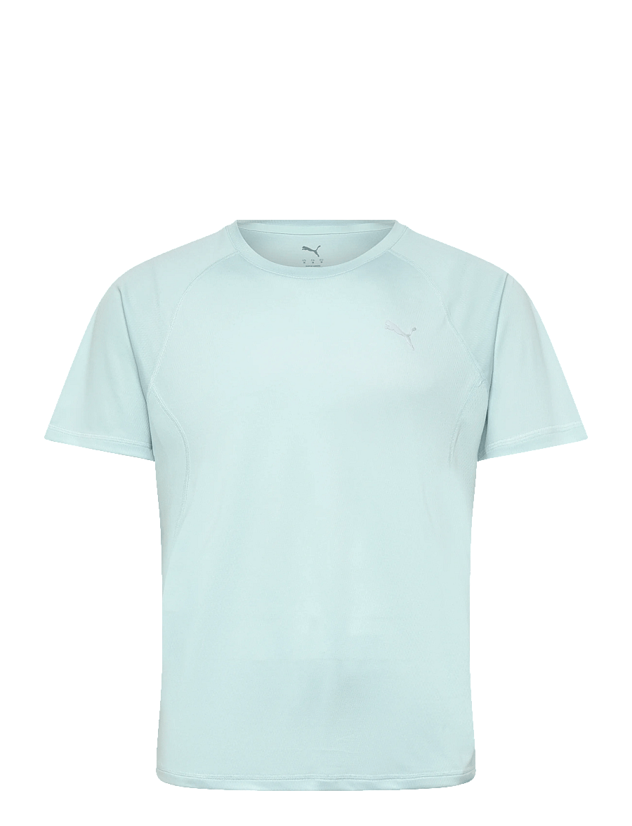 PUMA - M RUN VELOCITY TEE (POLY) - t-shirts - fresh water - 0