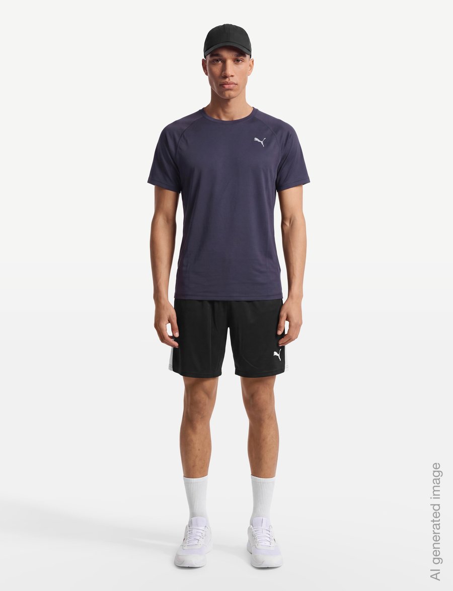 PUMA - M RUN VELOCITY TEE (POLY) - t-shirts - inky depths - 0
