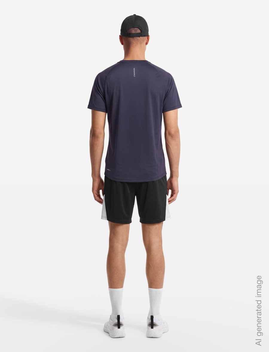 PUMA - M RUN VELOCITY TEE (POLY) - t-shirts - inky depths - 4
