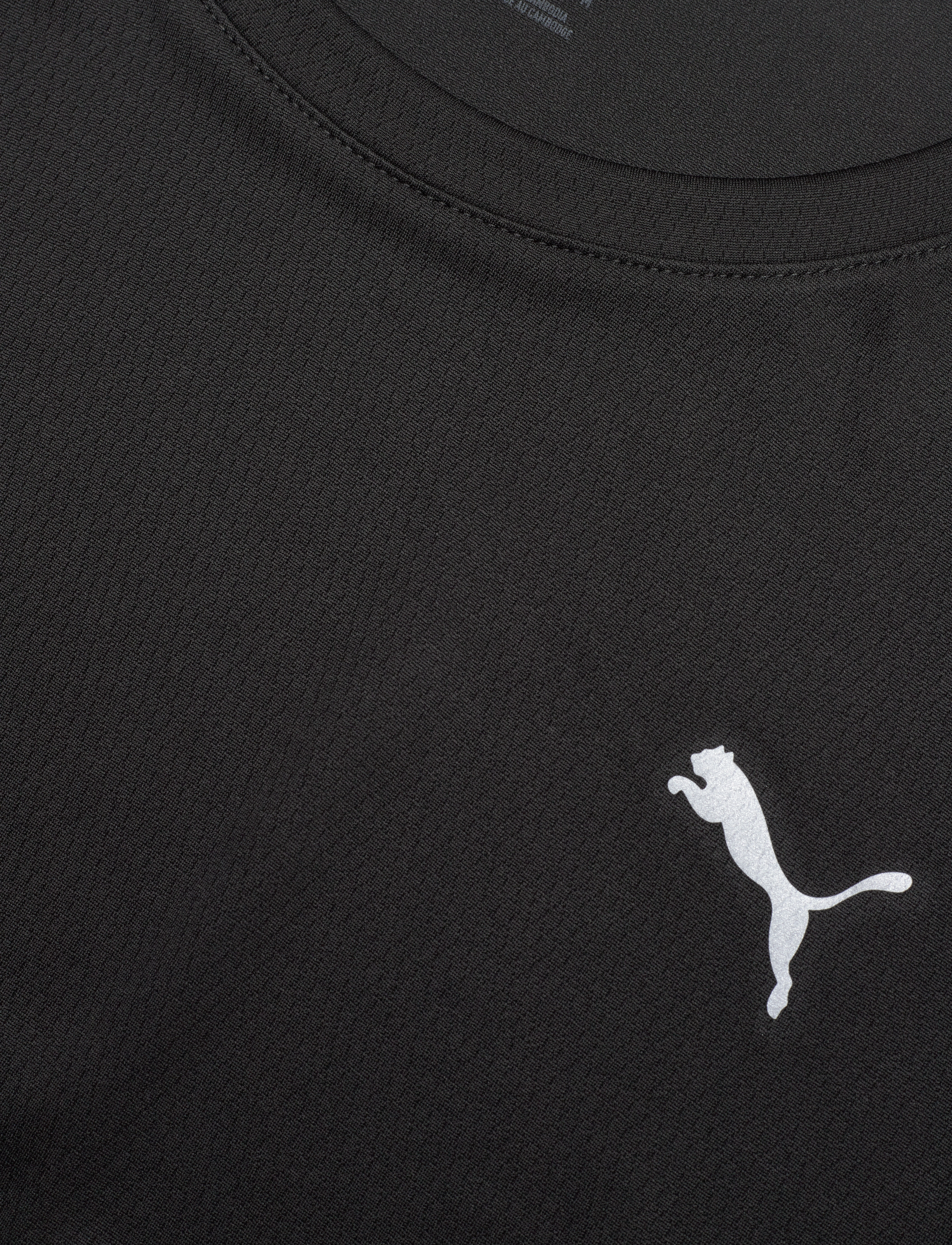PUMA - M RUN VELOCITY TEE (POLY) - t-shirts - puma black - 2