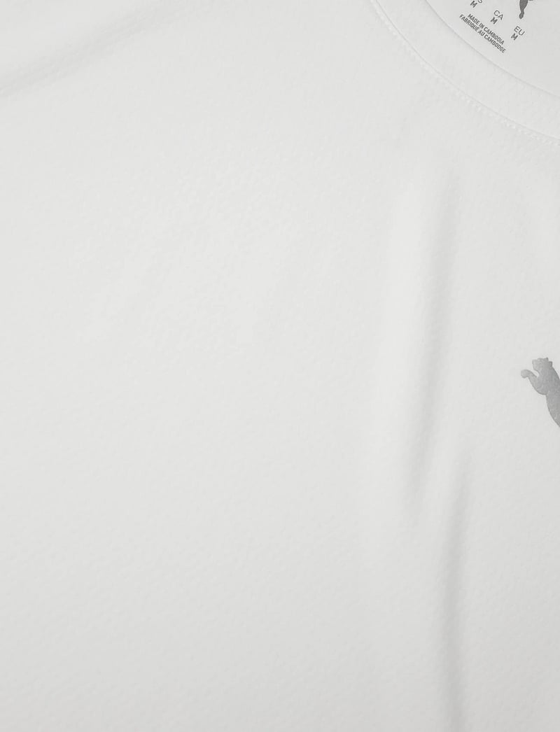 PUMA - M RUN VELOCITY TEE (POLY) - t-shirts - puma white - 2