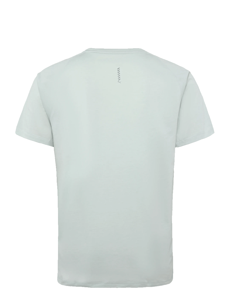 PUMA - M RUN VELOCITY TEE (TRI-BLEND) - t-shirts - creme de mint heather - 1