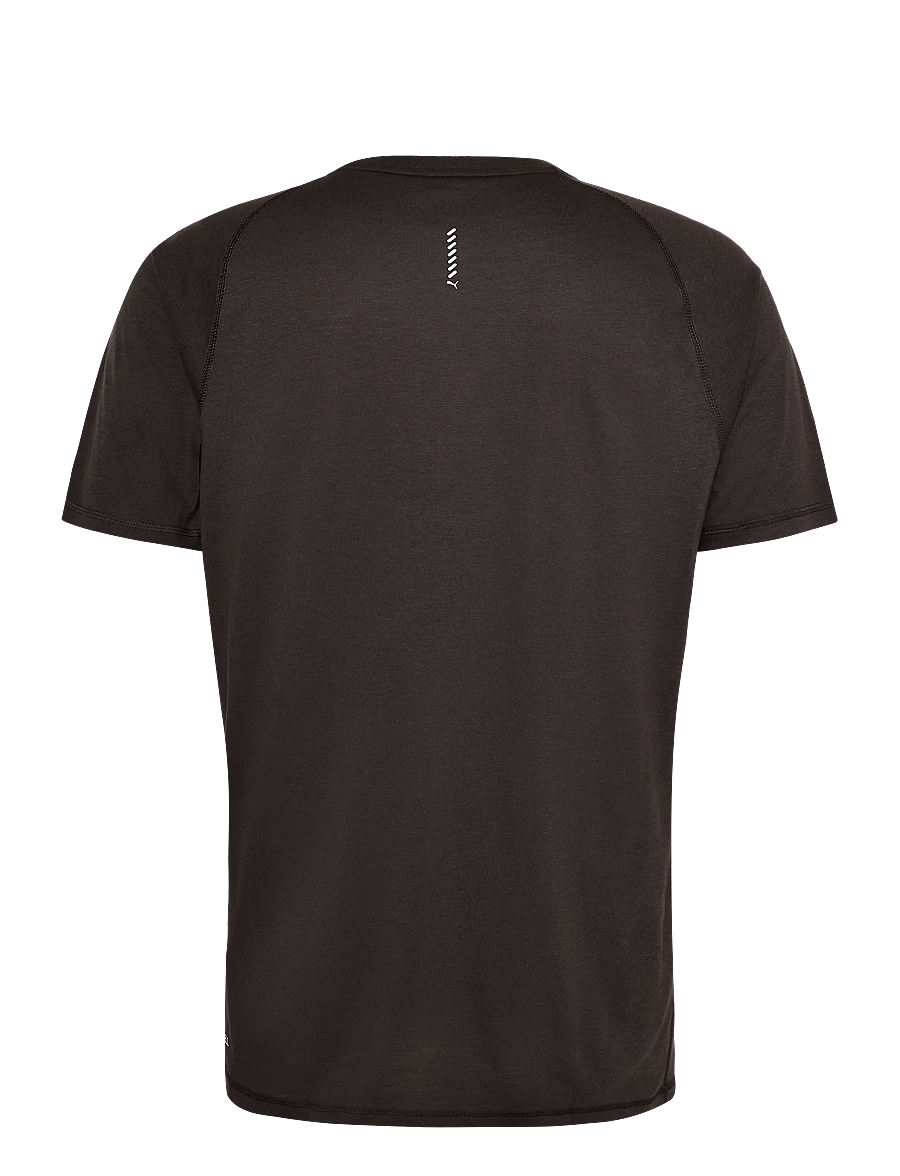 PUMA - M RUN VELOCITY TEE (TRI-BLEND) - t-shirts - puma black - 1