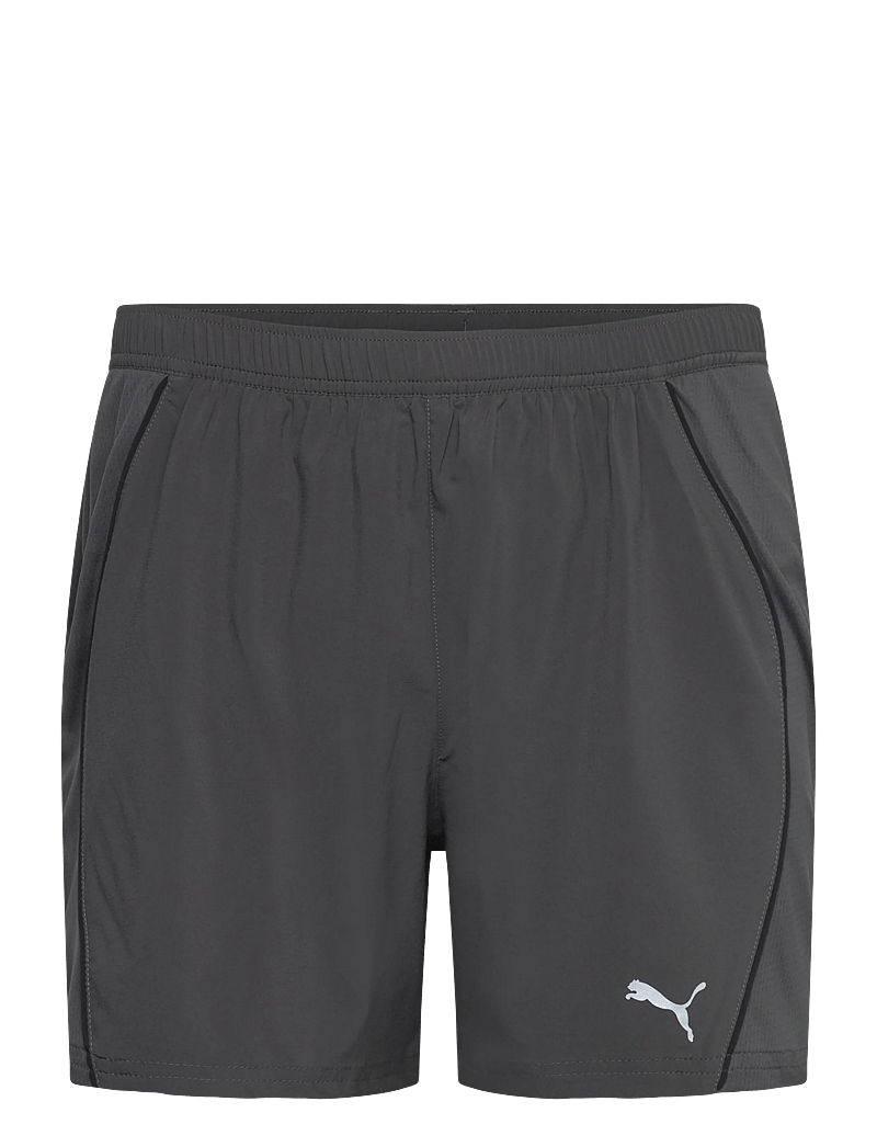 PUMA - M RUN VELOCITY 5" SHORT - träningsshorts - dusky gray-puma black - 0