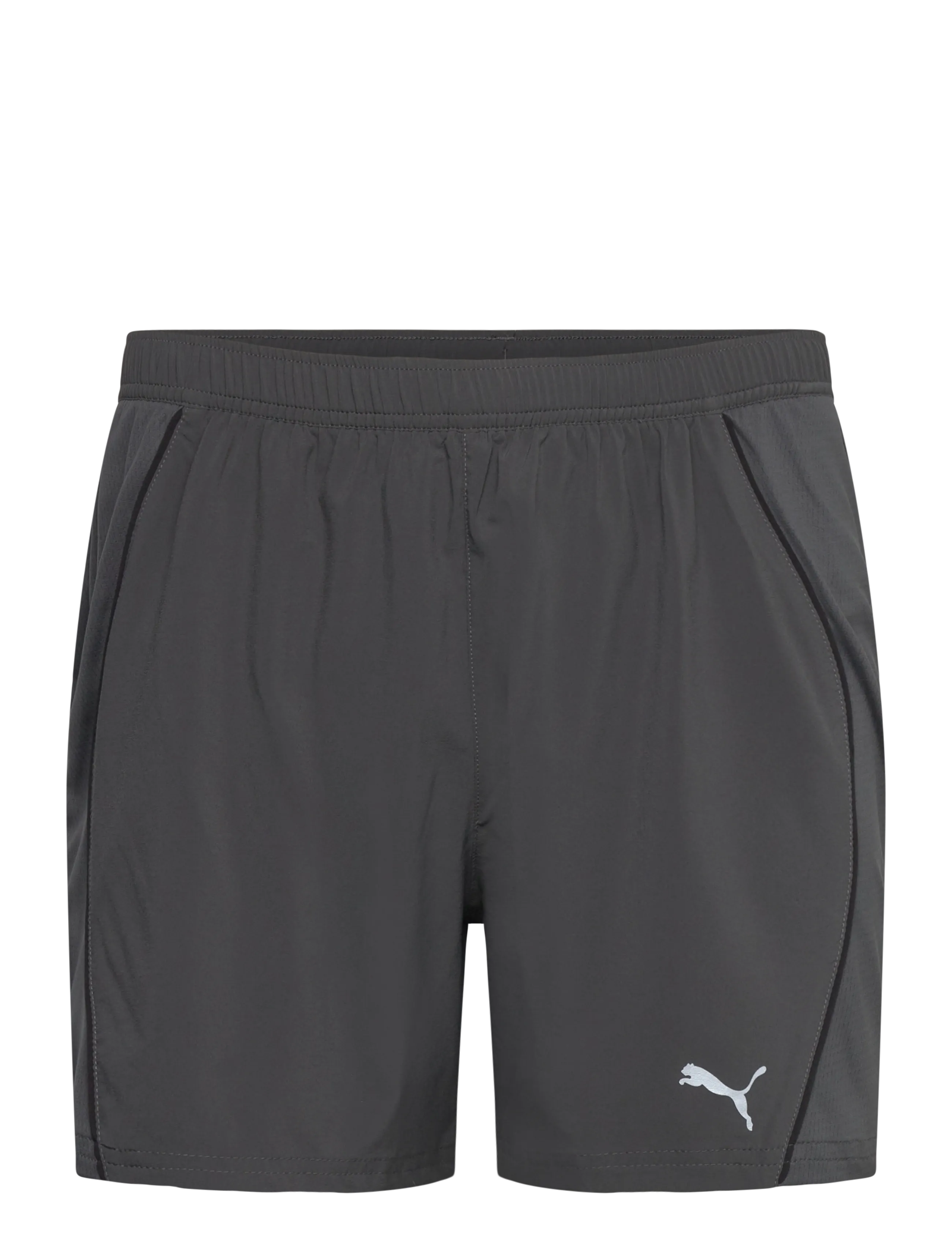PUMA M RUN VELOCITY 5" SHORT - Nederdelar - DUSKY GRAY-PUMA BLACK / black