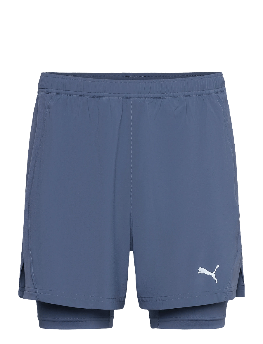PUMA - M RUN VELOCITY 2IN1 SHORT - trainingsshorts - dark indigo - 0