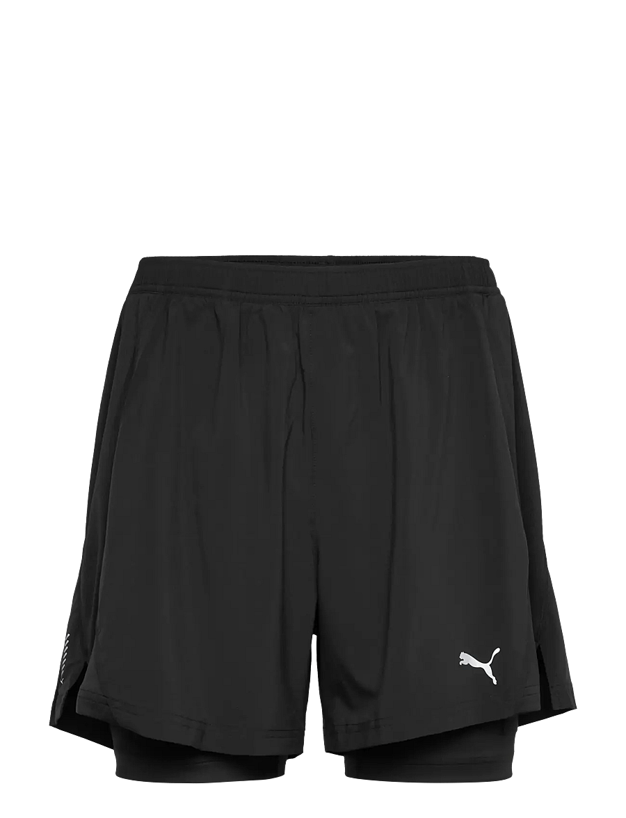 PUMA - M RUN VELOCITY 2IN1 SHORT - trainingsshorts - puma black - 0