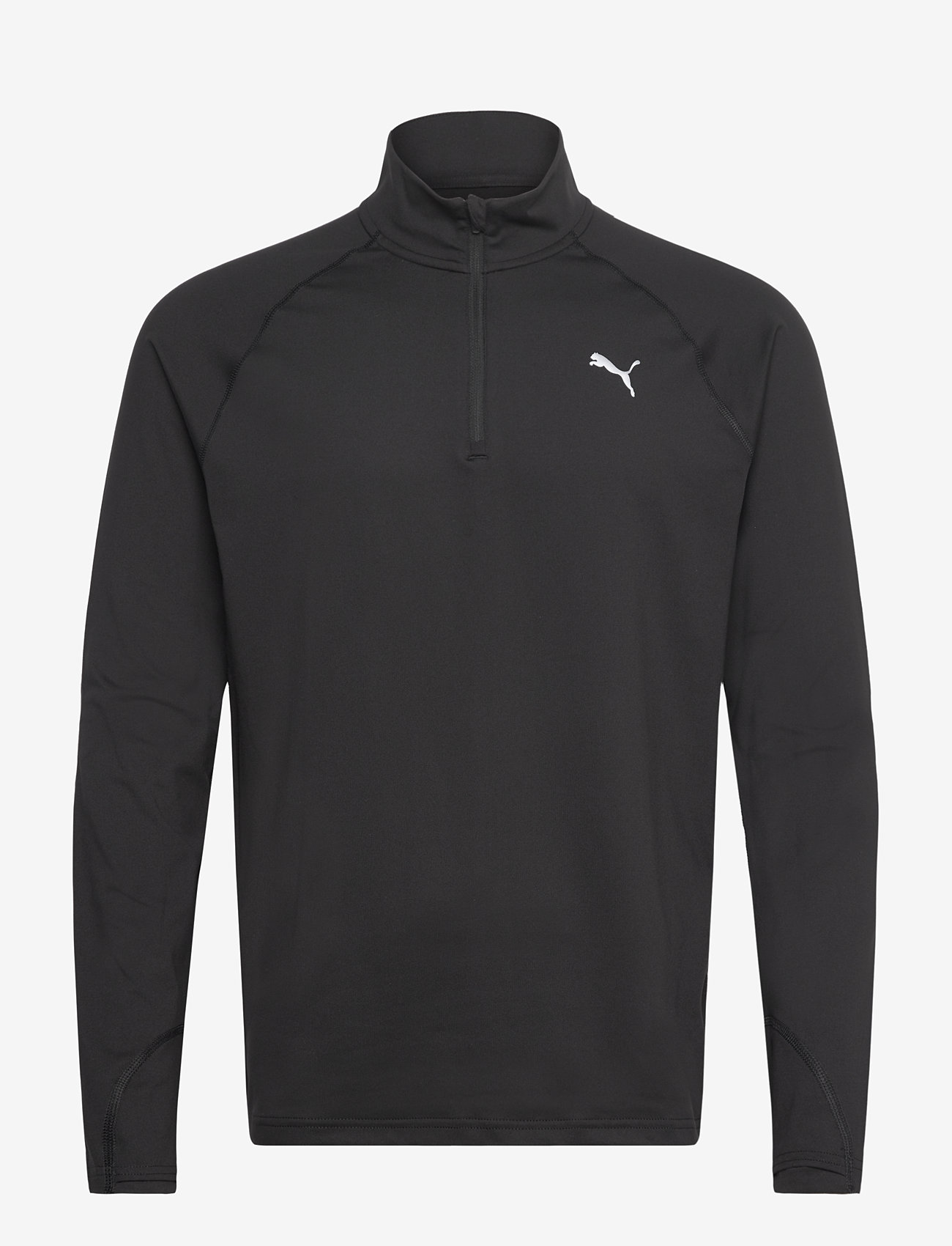 PUMA - M RUN VELOCITY CLOUDSPUN 1/4 ZIP - fleece & midlayer - puma black - 0