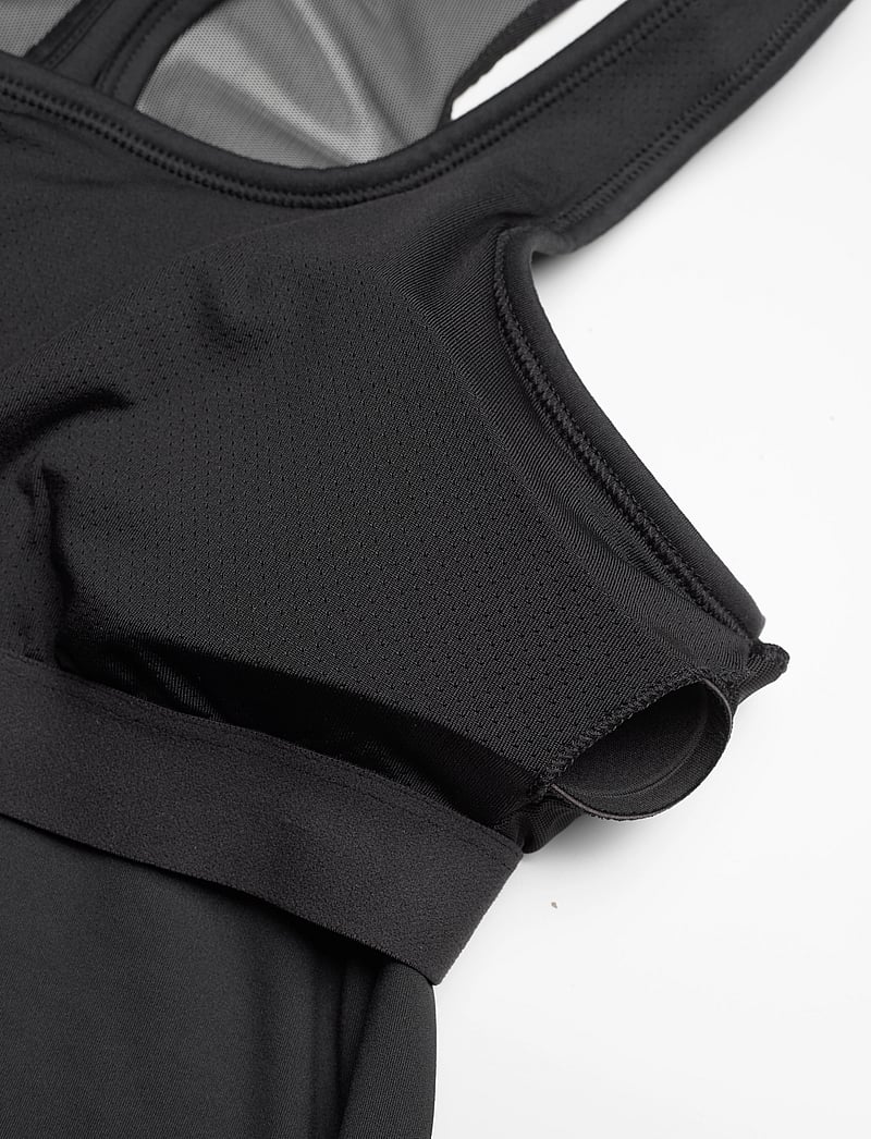 PUMA - W CLOUDSPUN MESH 2in1 Tank - linnen - puma black - 2