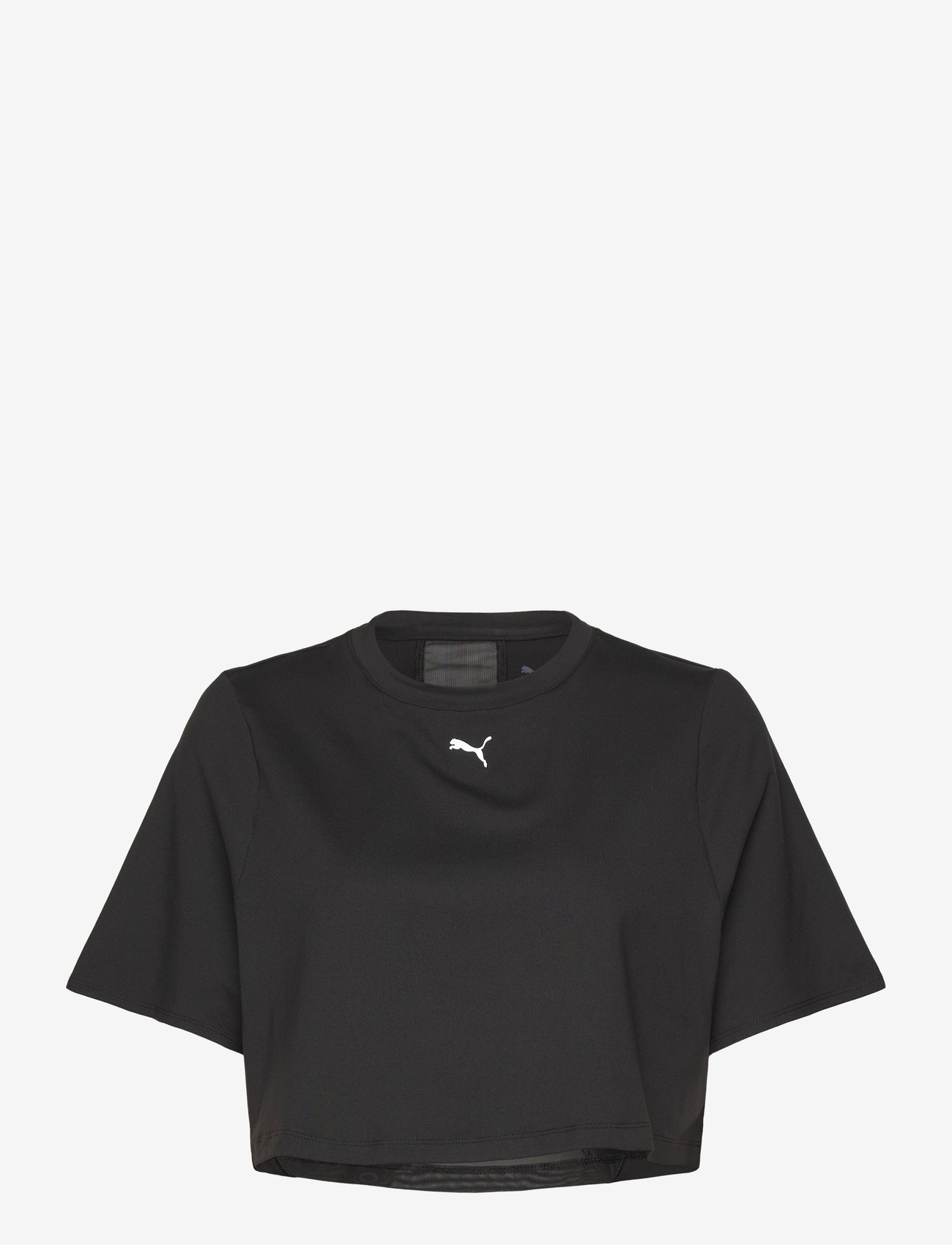 PUMA - W CLOUDSPUN MESH TEE - die niedrigsten preise - puma black - 0