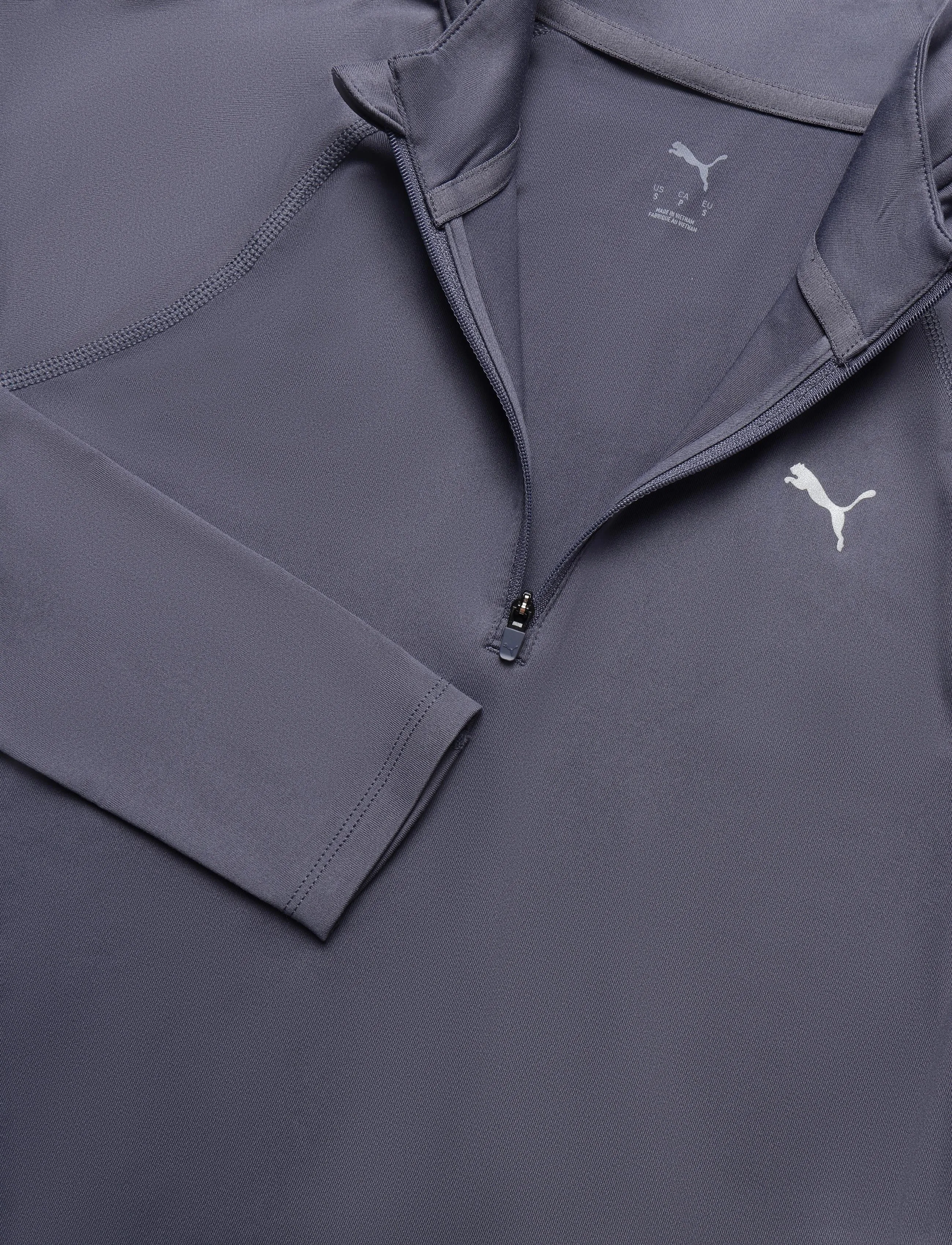 PUMA - W RUN VELOCITY CLOUDSPUN 1/4 ZIP - tops - inky depths - 2