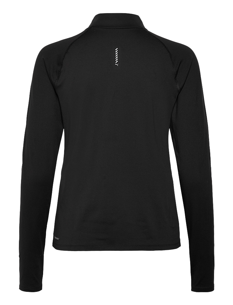 PUMA - W RUN VELOCITY CLOUDSPUN 1/4 ZIP - langærmede t-shirts - puma black - 1