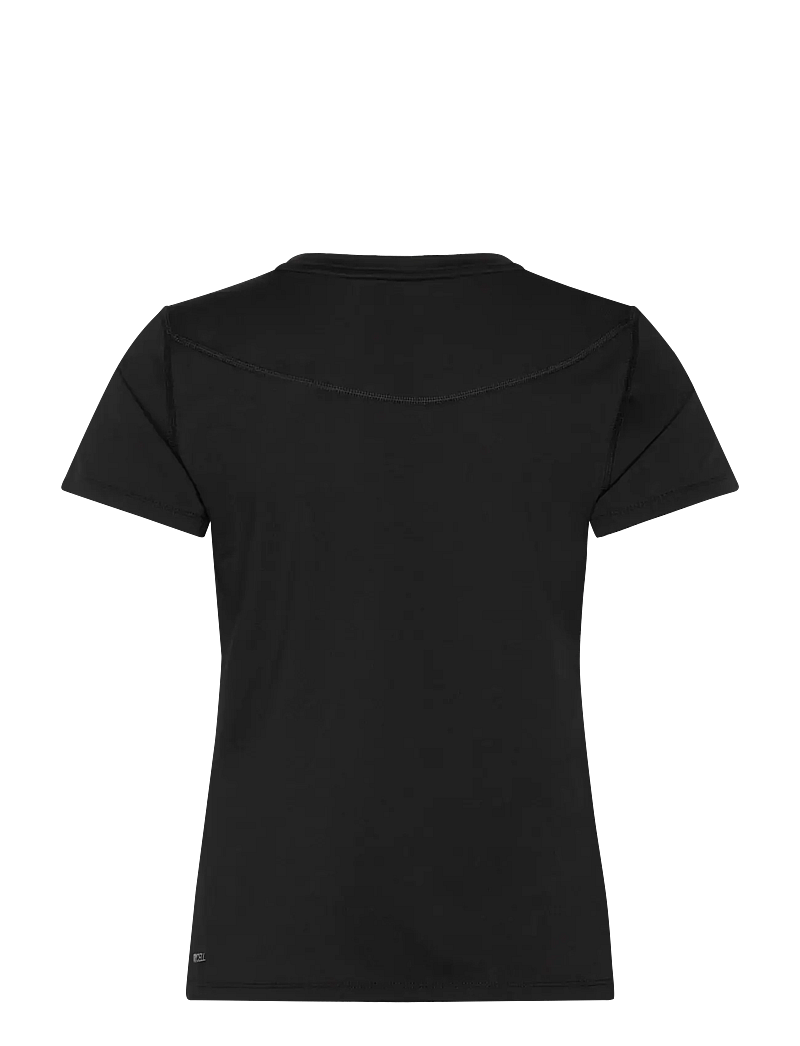 PUMA - W RUN GRAPHIC MESH TEE - t-särgid - puma black-q1 - 1