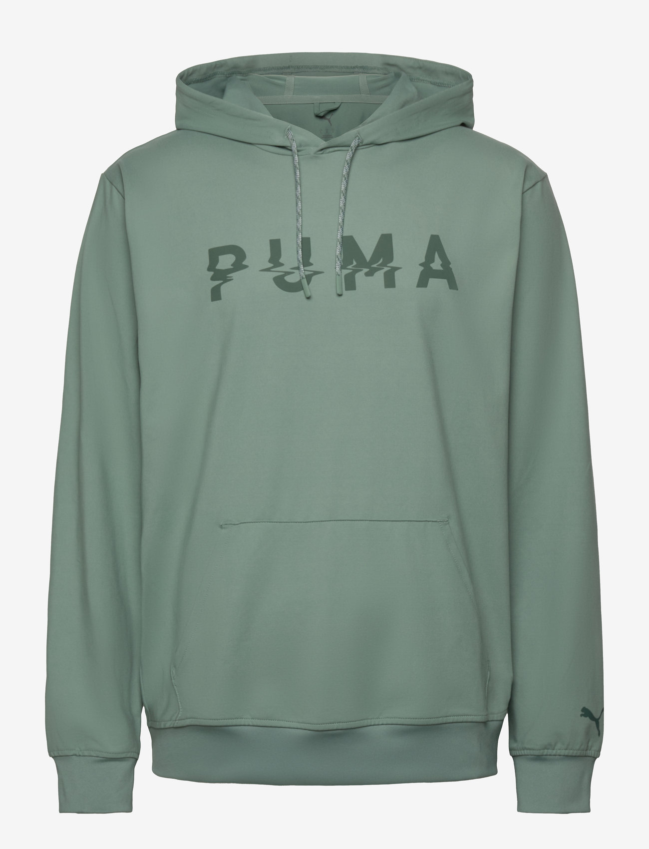 PUMA - M CLOUDSPUN BRANDED HOODIE - green moon - 0