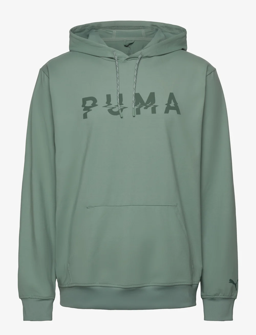 PUMA - M CLOUDSPUN BRANDED HOODIE - oberteile - green moon - 0