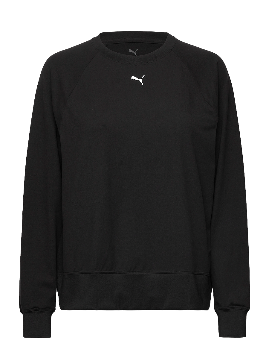 PUMA - W CLOUDSPUN FASHION MIDLAYER - sweatshirts - puma black - 0