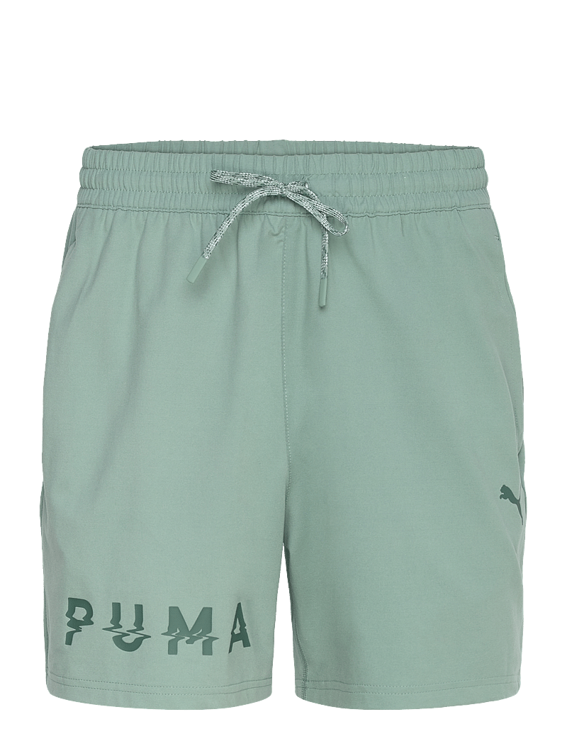 PUMA - M CLOUDSPUN BRANDED 5" SHORT - trainingsshorts - green moon - 0