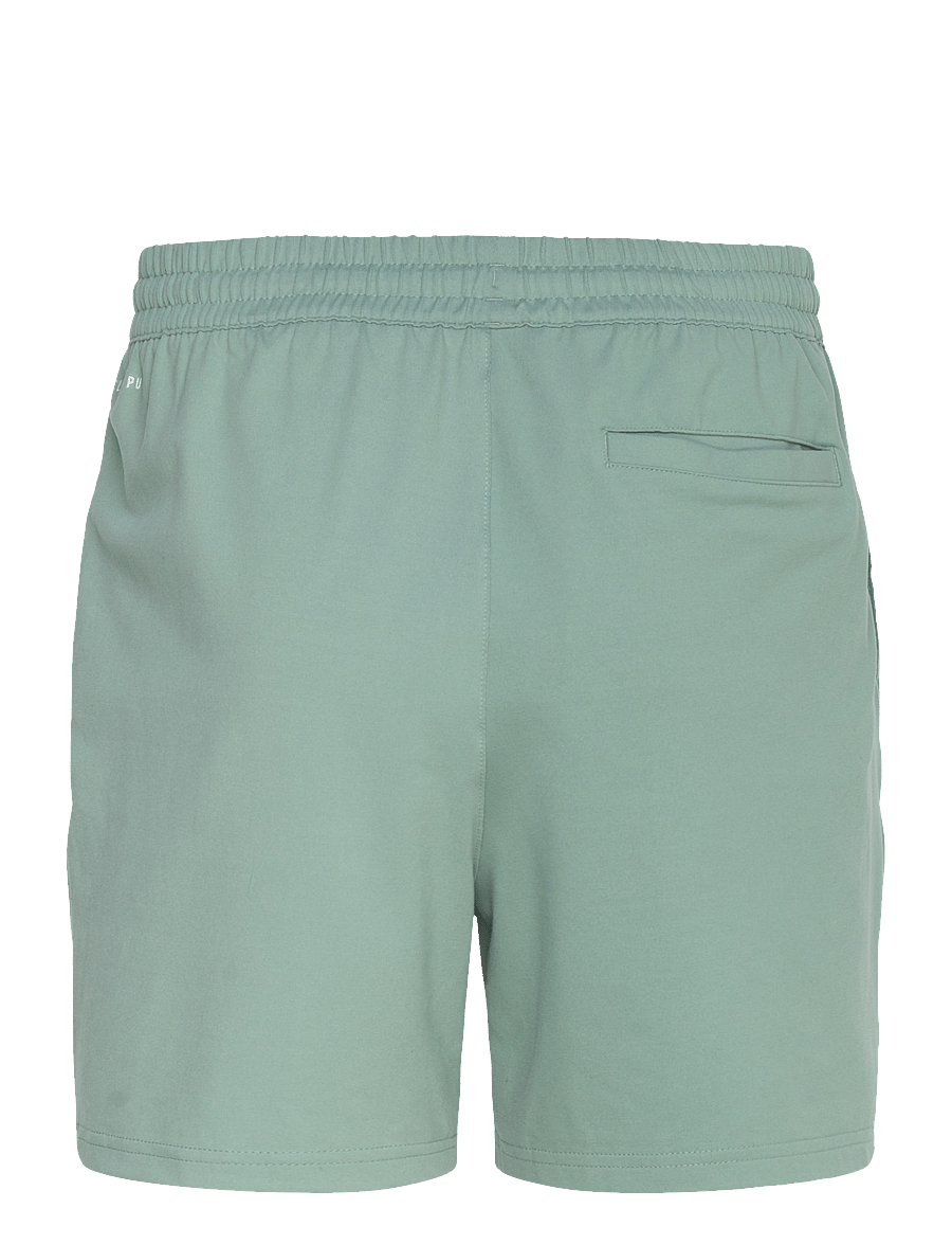 PUMA - M CLOUDSPUN BRANDED 5" SHORT - trainingsshorts - green moon - 1