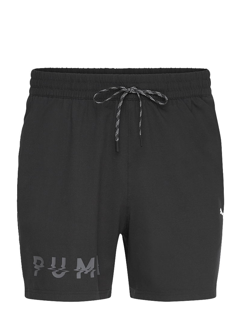 PUMA - M CLOUDSPUN BRANDED 5" SHORT - lühikesed treeningpüksid - puma black-q1 - 0