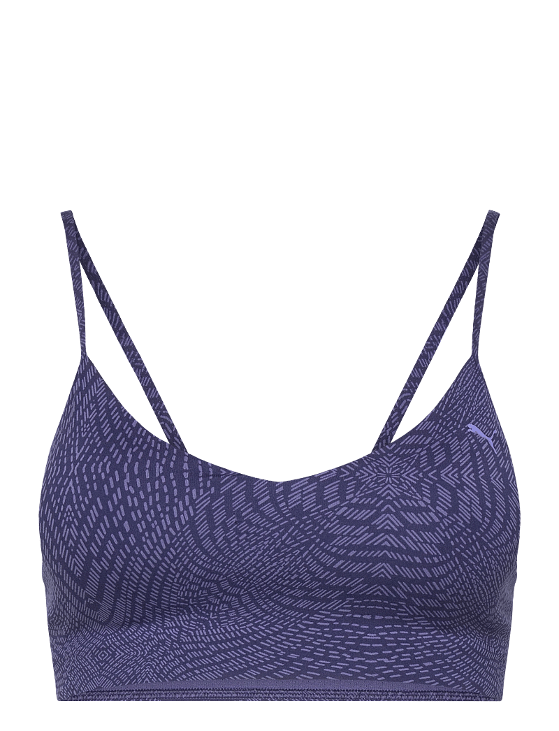 PUMA - Move Cloudspun Bra AOP - madal toestus - blue crystal - 0