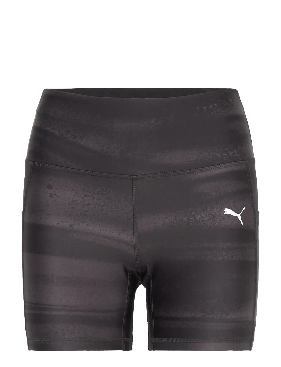 PUMA - W RUN VELOCITY 5" AOP SHORT TIGHT - hlaupabuxur - puma black - 0