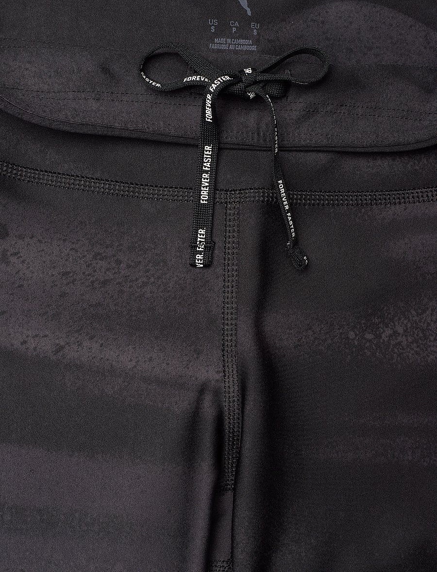 PUMA - W RUN VELOCITY 5" AOP SHORT TIGHT - hlaupabuxur - puma black - 2