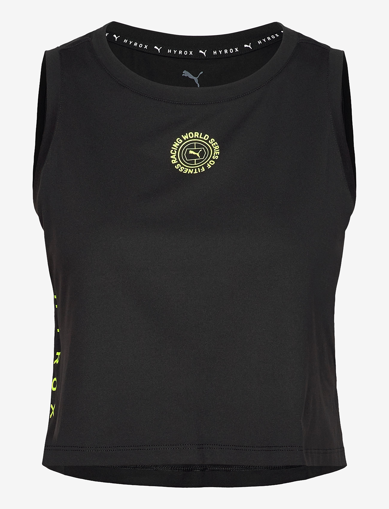 PUMA - W PUMA x HYROX Cloudspun Sleevless - crop tops - puma black - 0