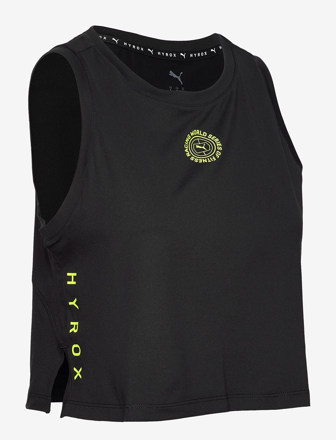 PUMA - W PUMA x HYROX Cloudspun Sleevless - crop tops - puma black - 2