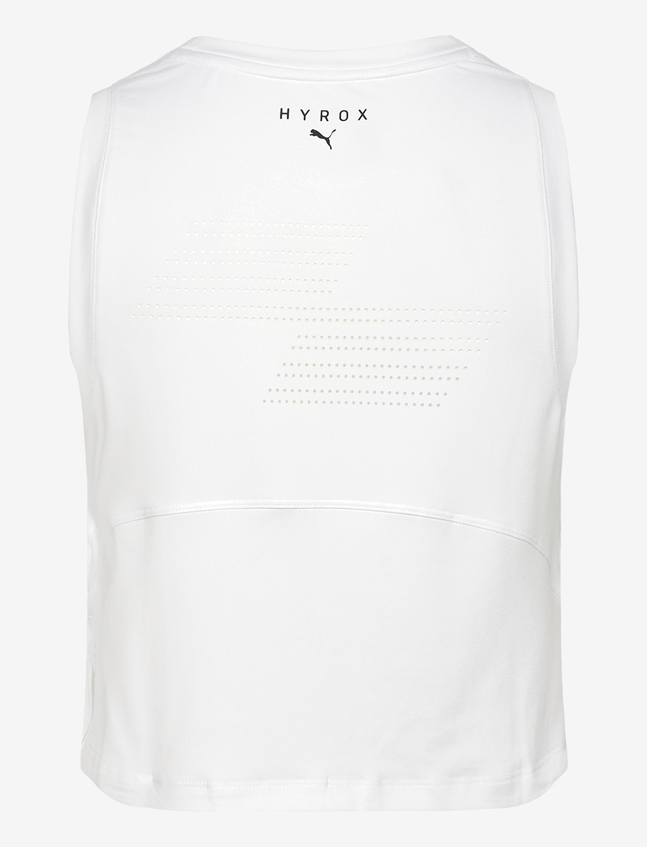 PUMA - W PUMA x HYROX Cloudspun Sleevless - crop tops - puma white - 1