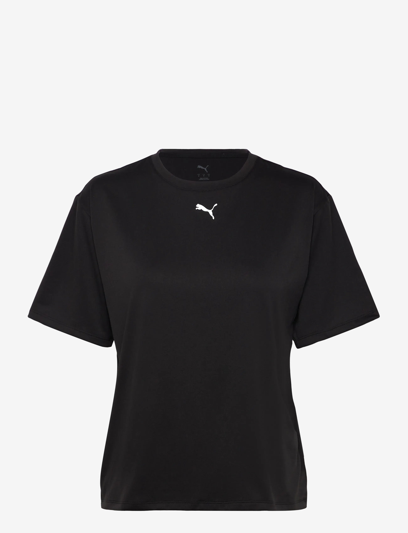 PUMA - W TAD ESSENTIAL RELAXED TEE - t-shirts - puma black - 0
