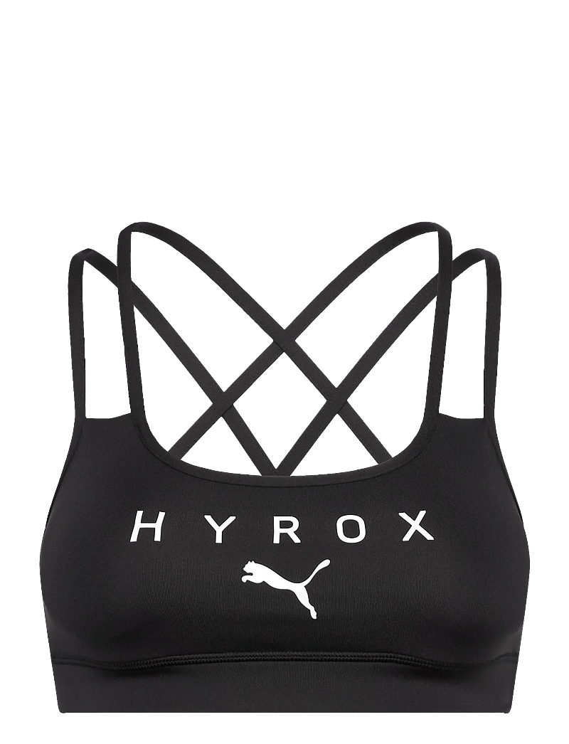 PUMA - W PUMA x HYROX MOVE STRAPPY BRA - lav støtte - puma black - 0